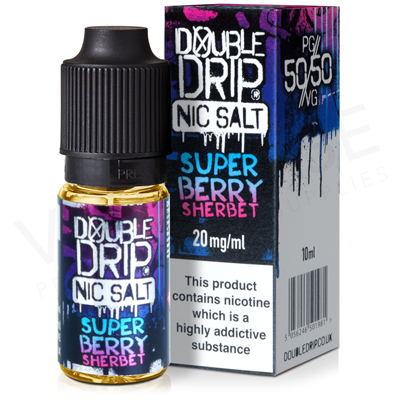 Super Berry Sherbet Nic Salt E-Liquid by Double Drip