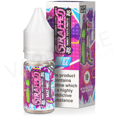 Tangy Tutti Frutti On Ice Nic Salt E-Liquid by Strapped