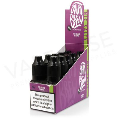 The Grape Escape E-Liquid by Ohm Brew 50/50 Nic Salts