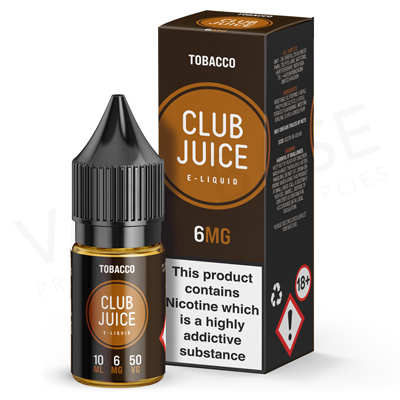 Tobacco E-Liquid by Club Juice 50/50