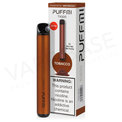 Tobacco Vaporesso Puffmi TX500 Disposable Vape