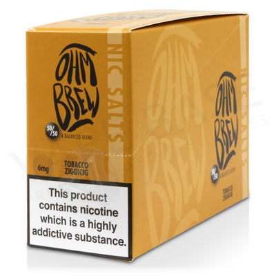 Tobacco Ziggicig E-Liquid by Ohm Brew 50/50 Nic Salts | Ohm Brew - Nic  Salts