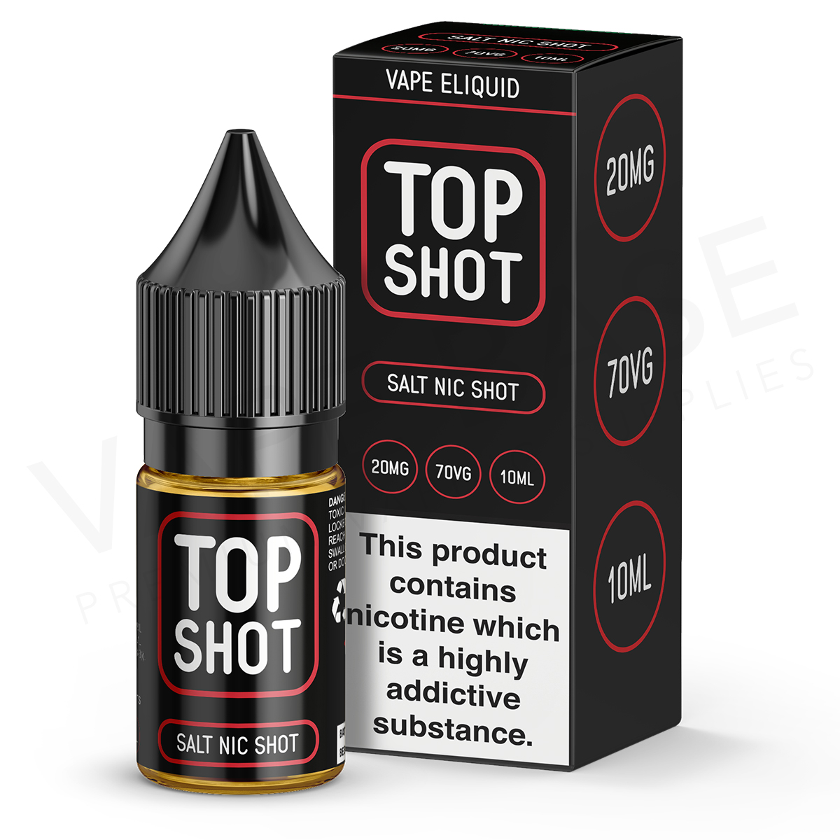 70VG Salt Nic Shot by Top Shot