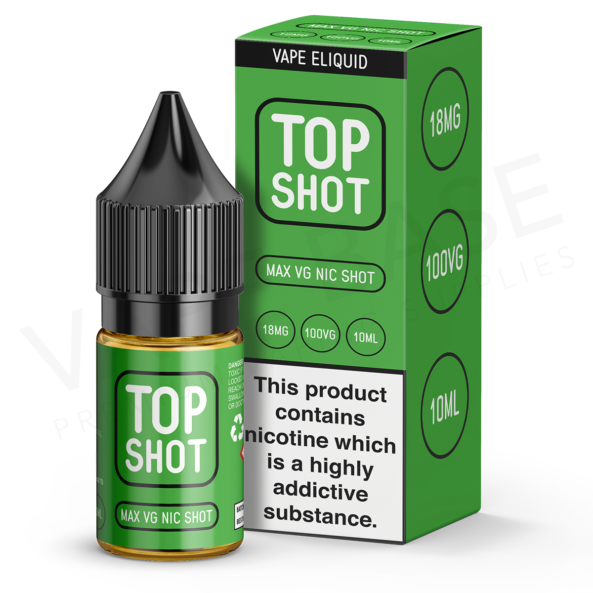 Top Shot Max VG Nicotine Shot by Top Shot