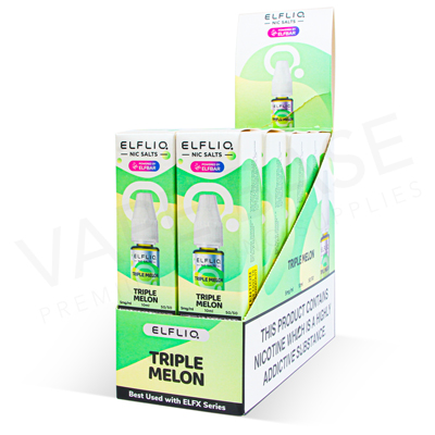 Triple Melon Nic Salt E-Liquid by Elfliq