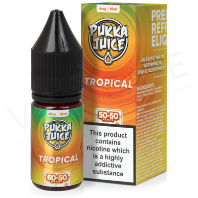 Tropical E-Liquid by Pukka Juice 50/50