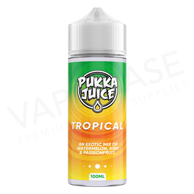 Tropical Shortfill E-Liquid by Pukka Juice 100ml