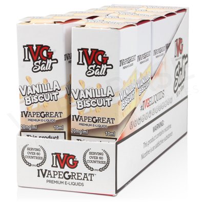 Vanilla Biscuit Nic Salt E-Liquid by IVG Salts