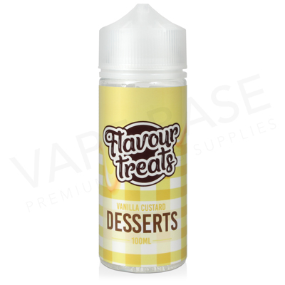 Vanilla Custard Shortfill E-Liquid by Flavour Treats Desserts 100ml