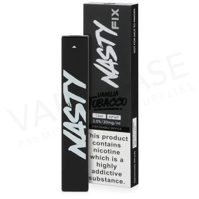 Vanilla Tobacco Disposable Pod Device by Nasty Fix