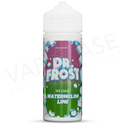 Watermelon Lime E-Liquid by Dr Frost Polar Ice Shortfills 100ml