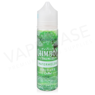 Watermelon Rhubarb Shortfill E-Liquid by Ohm Boy Volume III