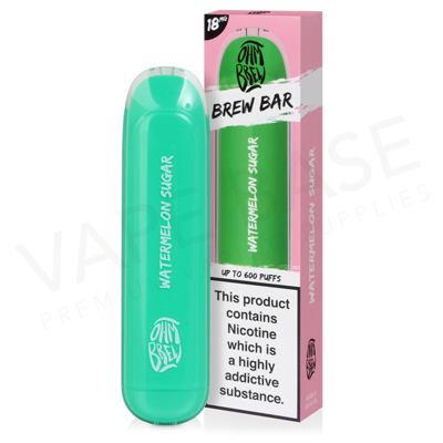 Watermelon Sugar Brew Bar Disposable Vape | Ohm Brew Bar | Vape Base