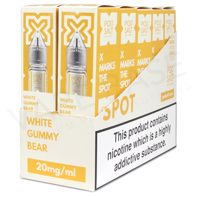 White Gummy Bear Nic Salt E-Liquid by Pod Salt Nexus