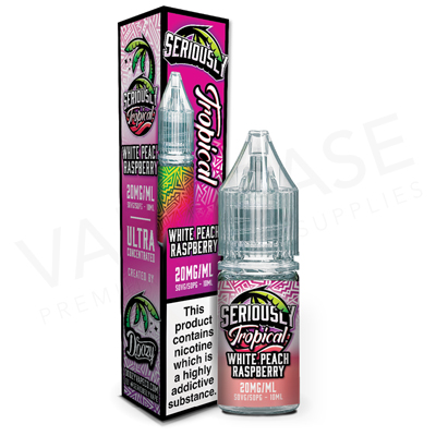 White Peach Raspberry E-Liquid by Seriously Tropical Salts