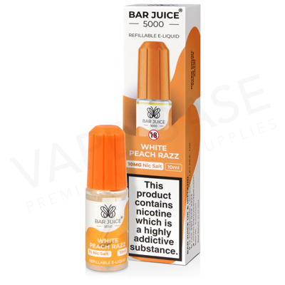 White Peach Razz E-Liquid by Bar Juice 5000