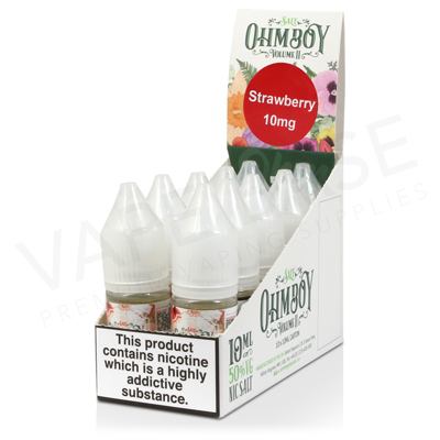 Wild Strawberry E-Liquid by Ohm Boy Volume II Nic Salts